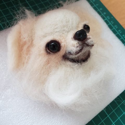 『愛犬そっくり羊毛フェルトフィギュア作り』